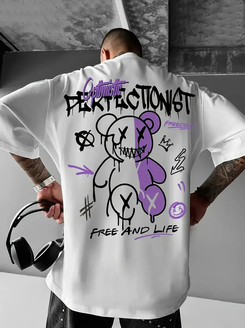 Мъжка ежедневна тениска за улично облекло